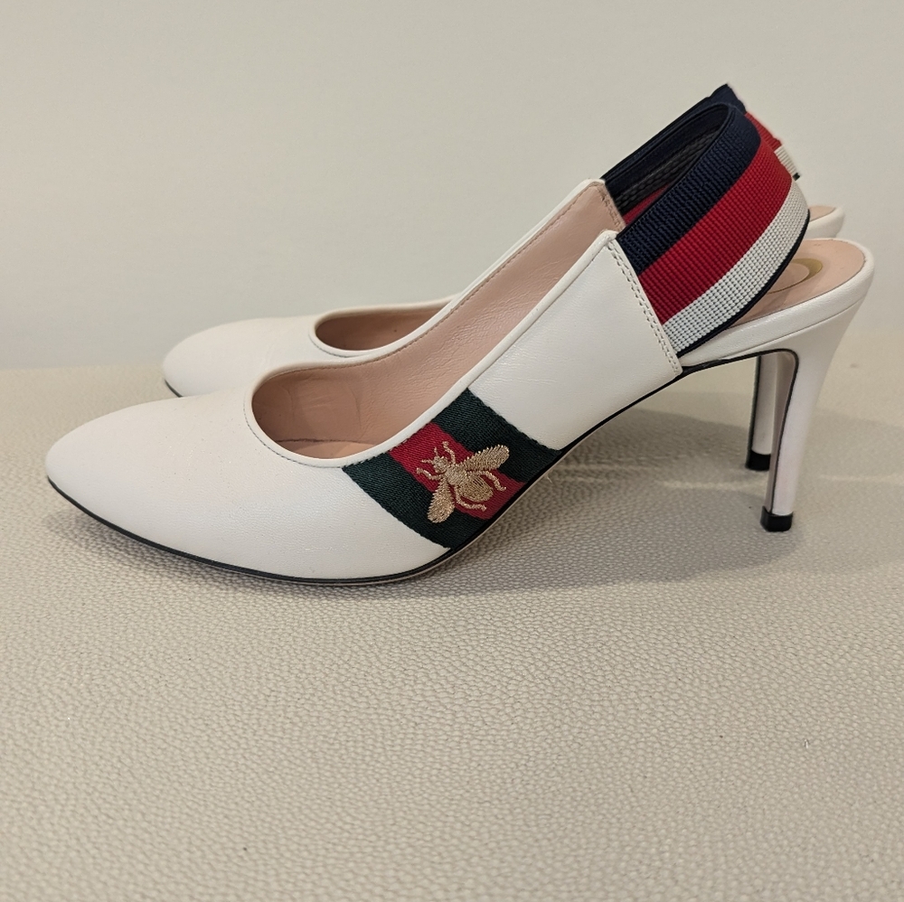 Gucci Sylvie Slingback Shoe